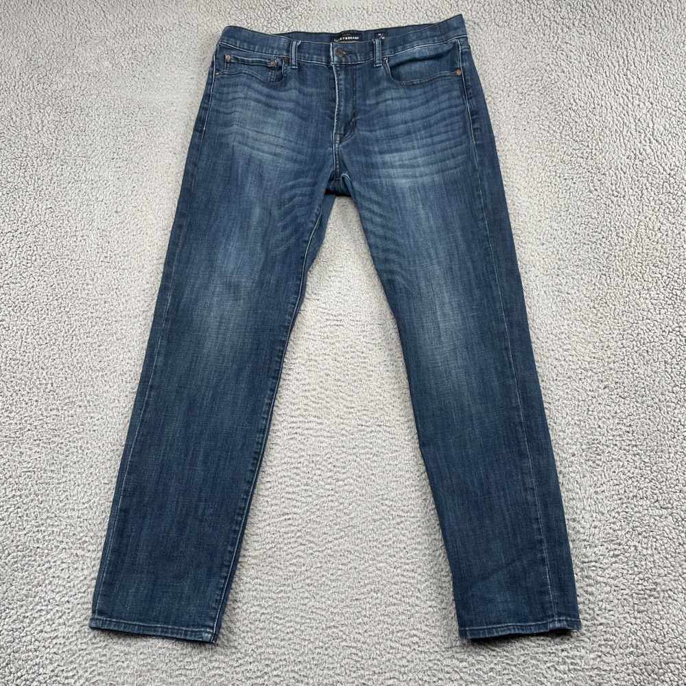 Lucky Brand Jeans Mens 36 Blue 121 Slim Denim Mid Rise Stretch Casual